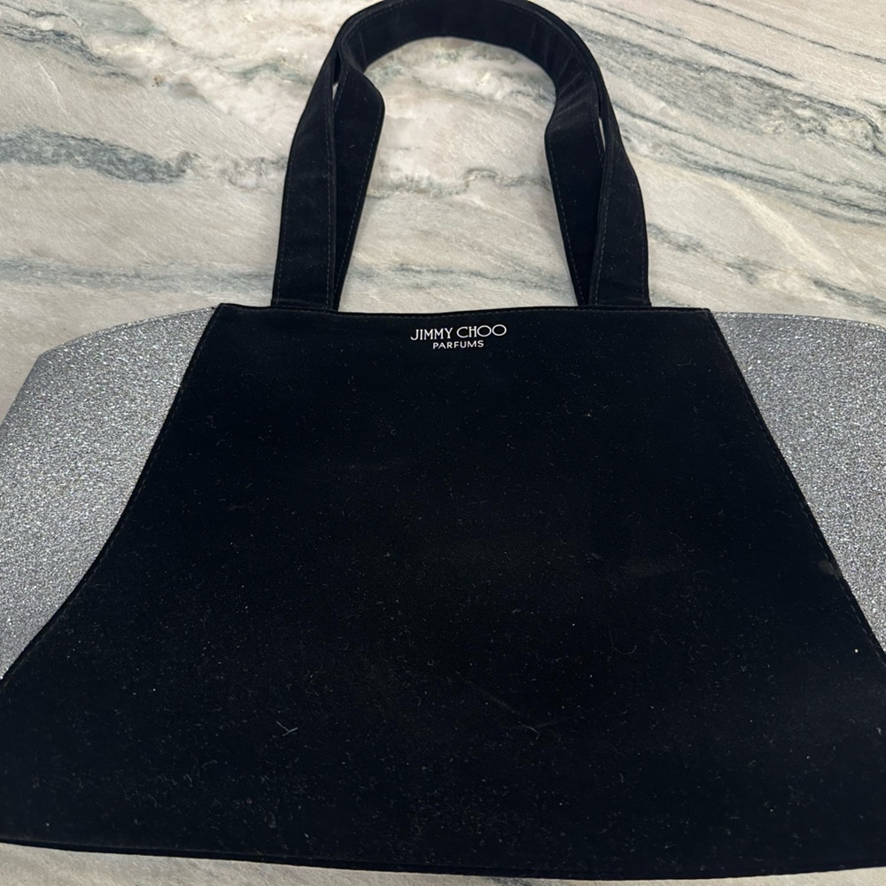 Jimmy Choo Black Tote with Silver Accents